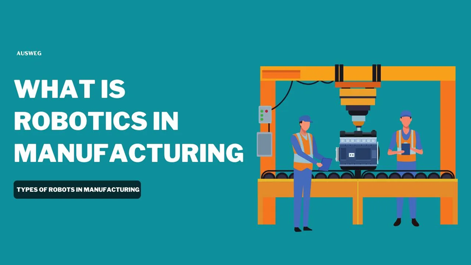 Industrial robot performing assembly tasks in a manufacturing facility.