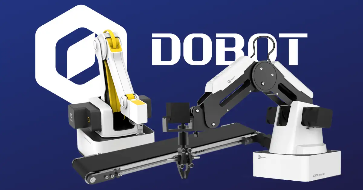 How Dobot Robotics Will Change STEM Education in the Future 3 obot Magician E6 robotic arm performing a 3D printing task in a classroom setting."
