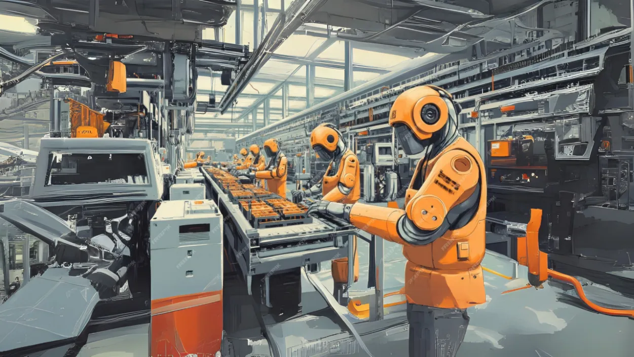 Industrial Automation: Find the Right Solution for You 6 An industrial automation system featuring robotic arms