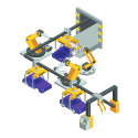 Assembly / Inspection machine for electronics