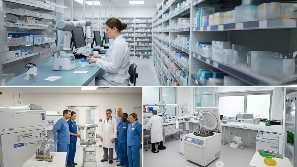 Top 7 Industries Using Collaborative Robots to Boost Efficiency 4 Human operator working with a collaborative robot in a factory